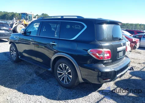 2020 Nissan Armada Sl 2Wd z USA, uszkodzony, nr VIN JN8AY2ND4L9108436